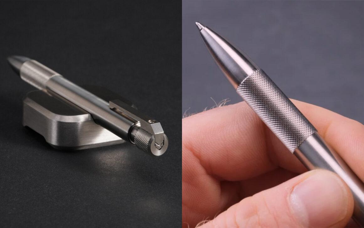 WINGBACK JOURNEYMAN チタンボールペン 限定版 Wingback's New Journeyman is a Meticulous Modular Machined Pen