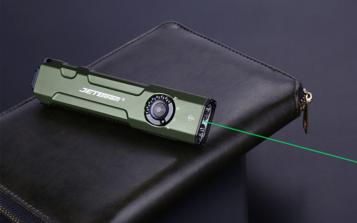 The New JETBeam E26 UV Kunai Combines Lumens, Laser, and UV in a